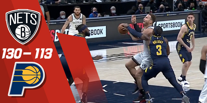 NBA-杜兰特42 10 A-约翰逊20 21篮网击败步行者