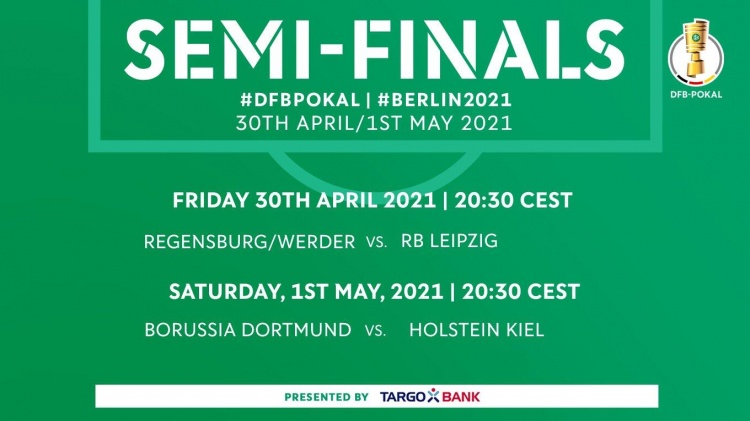 德国杯最新赛程：5月2日多特出战 5月14日进行决赛