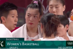 半场中国女篮VS比利时女篮 中国女篮以38-37领先比利时