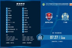 重庆两江竞技vs广州城首发:外援登场