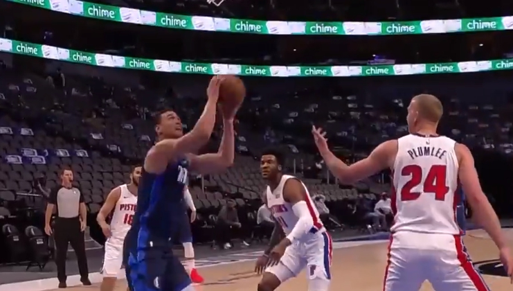 NBA-舞蹈30 10 9格兰特26分独行侠击退活塞
