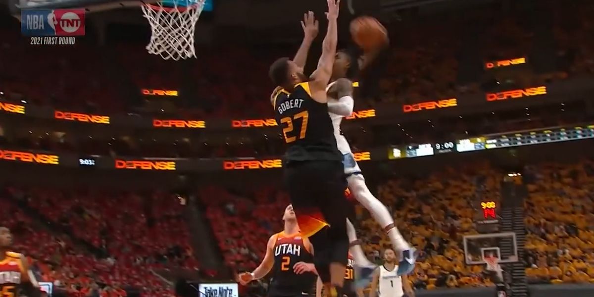 NBA联盟第一场手臂秀 高伯特迄今为止的职业生涯 精彩的拦网