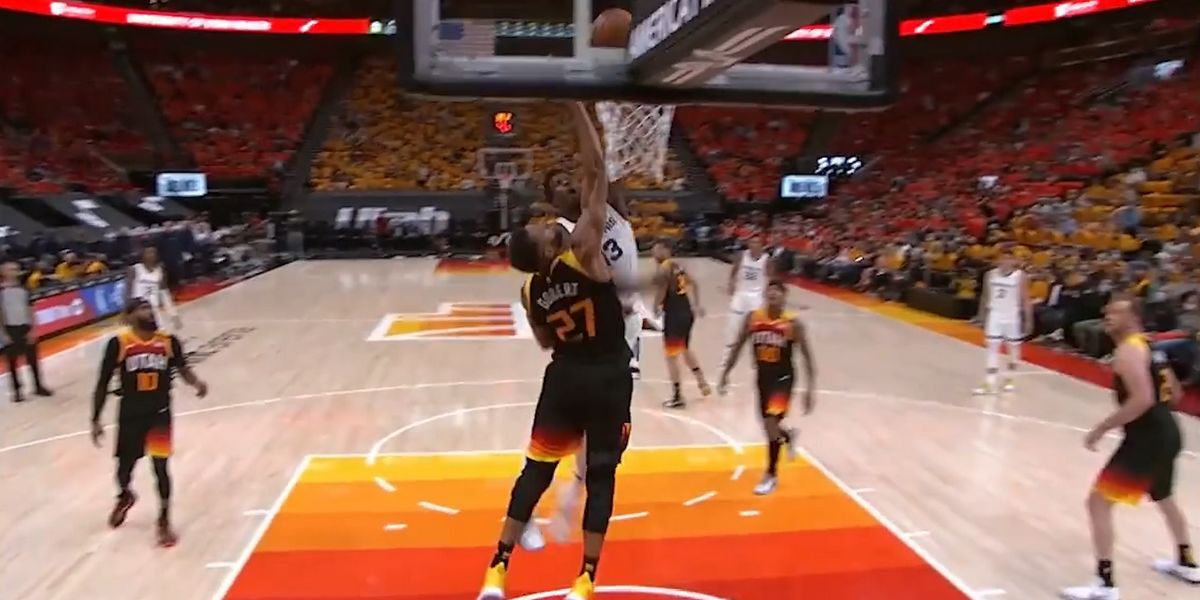 6月3日 NBA五大进球乔治投出杰克逊霸气的高伯特
