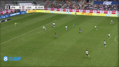 镰田大地禁区破门，日本1-0领先美国！