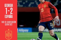 世预赛西班牙2-1逆转格鲁吉亚 托雷斯破门奥尔莫绝杀