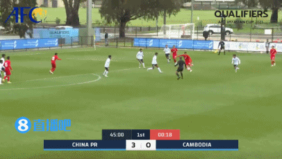 未来之星，2传1射！19号蒯纪闻搓射破门，U17国足半场4球领先