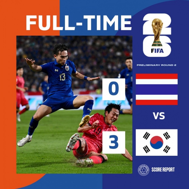泰国球迷：还需10名归化才能抗衡韩国主场输给中国太致命了