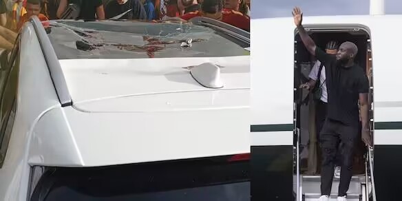 罗马球迷欢迎卢卡库时损坏多辆汽车，车主质问：我该找谁索赔