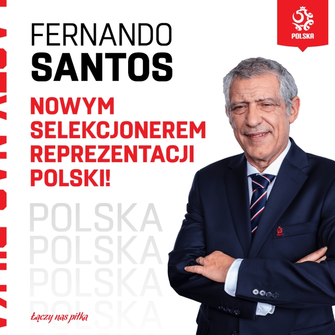 官方：前葡萄牙队主帅桑托斯出任波兰