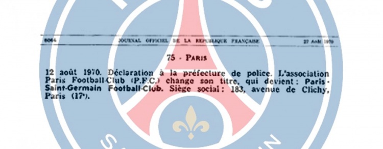 巴黎圣日耳曼俱乐部成立52周年，官推发文庆祝