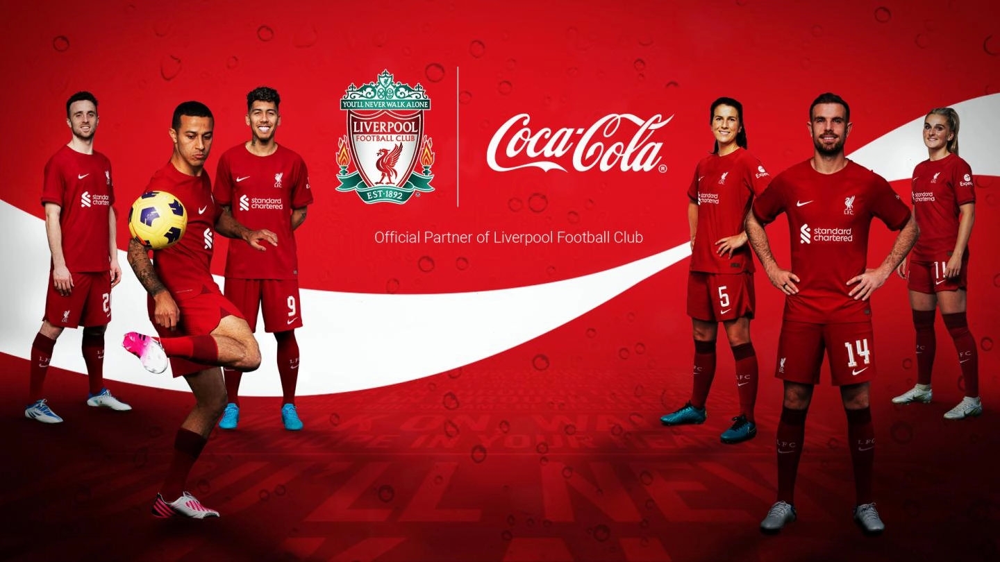 利物浦官方：可口可乐成为球队官方合作伙伴