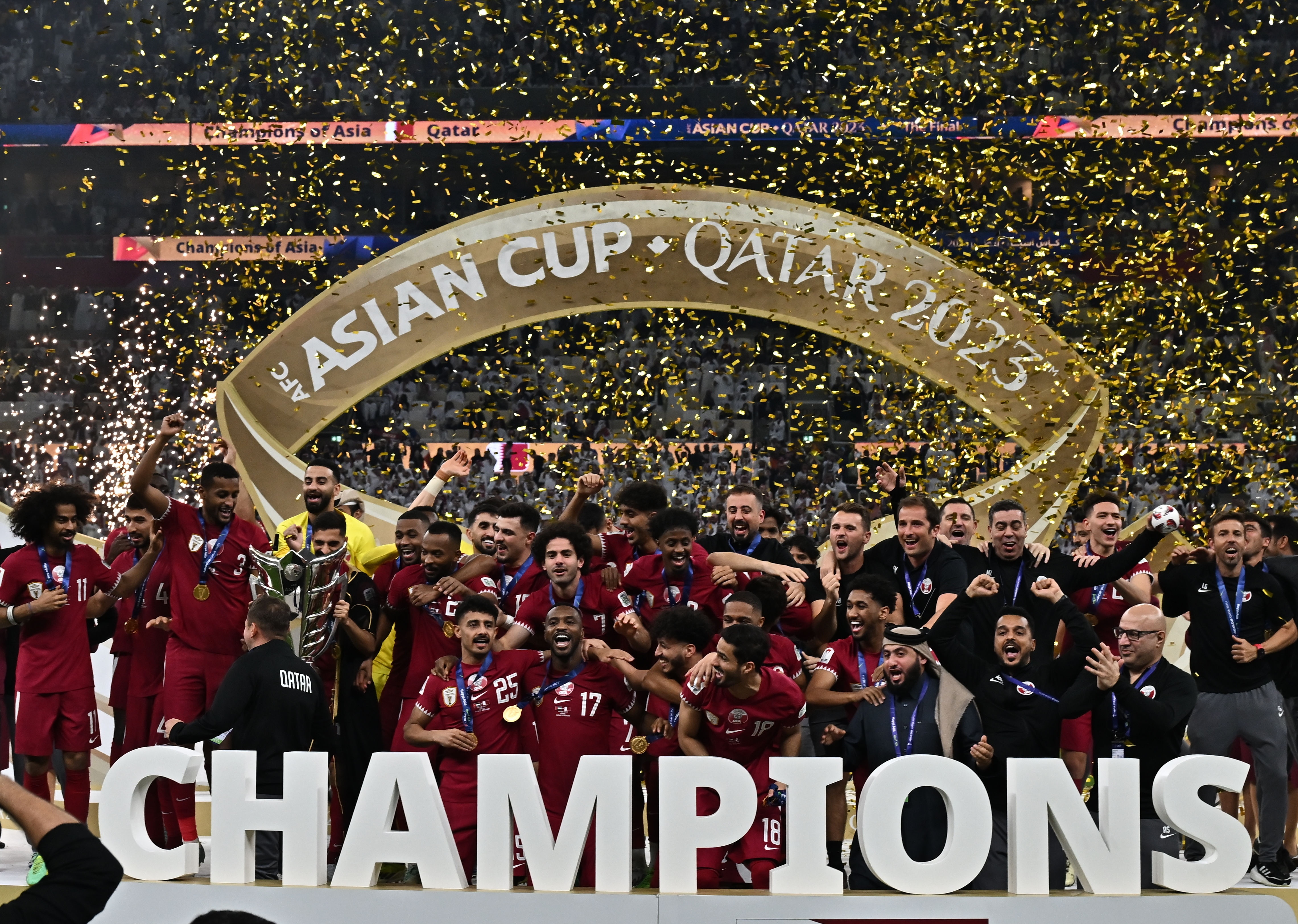 亚洲杯排名：卡塔尔1约旦2伊朗3韩国4