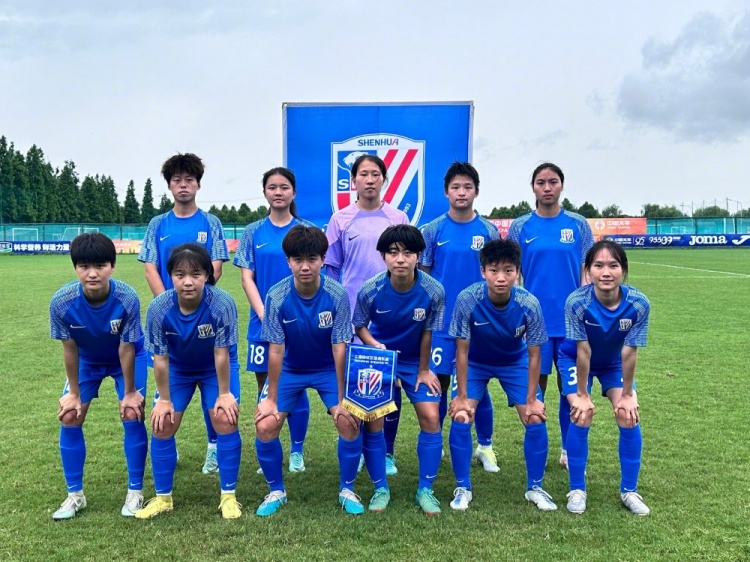 申花上体女足列女甲第六，成功晋级由积分榜前八名组成的争冠组