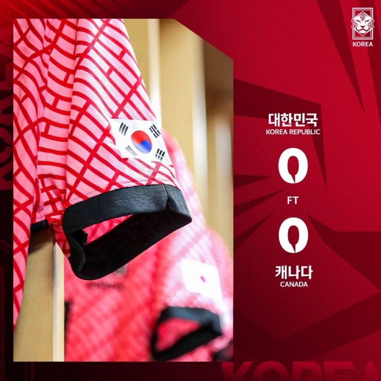 热身赛-韩国女足客场0-0战平奥运冠军加拿大 队长金惠利完成百场