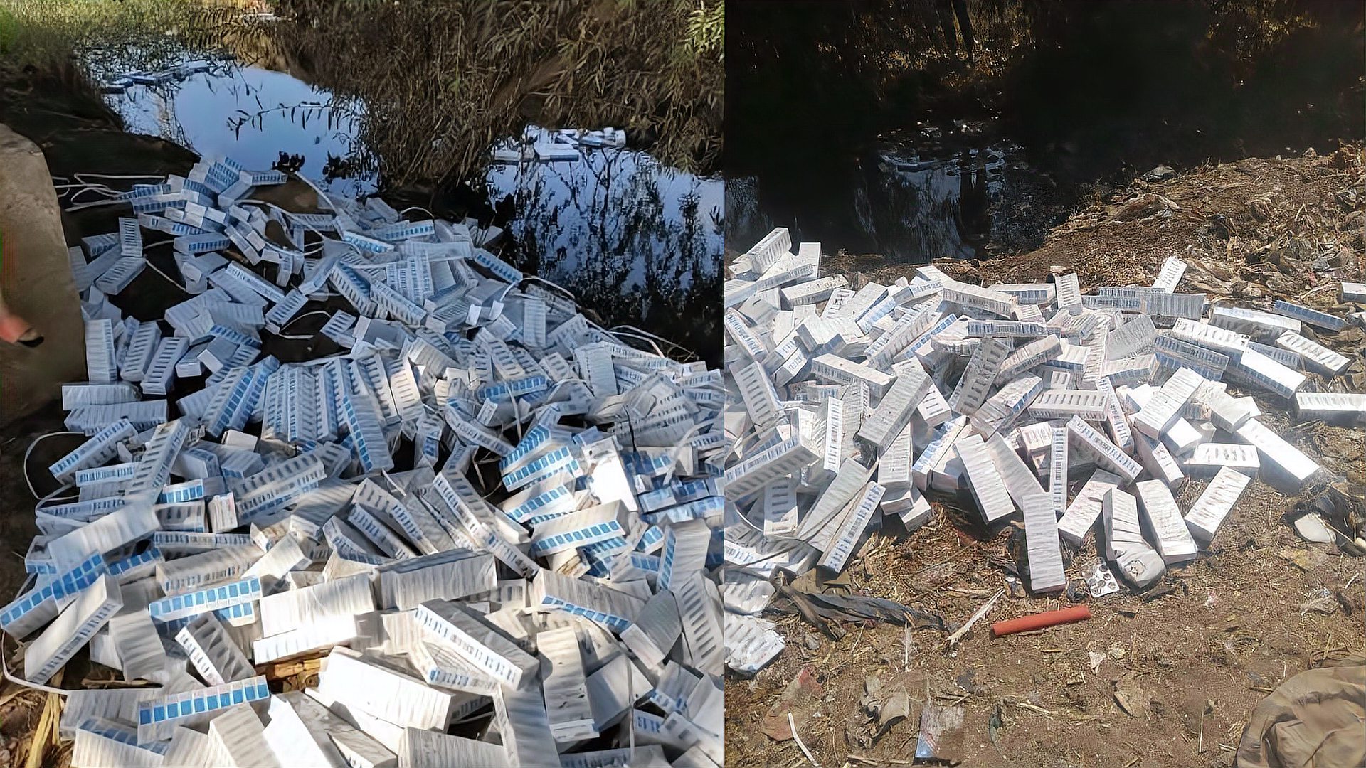 上万盒中国新冠疫苗丢失，居民在污水沟发现成堆包装盒，3人被捕