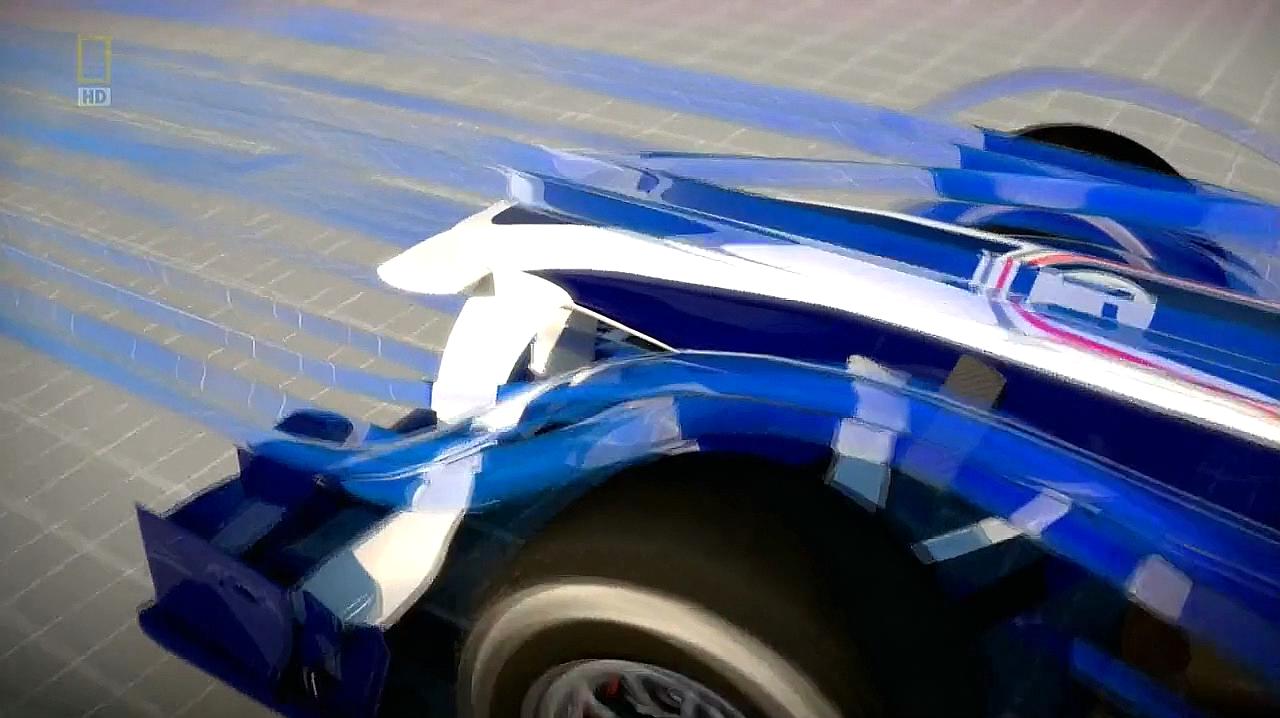 F1赛车的空气动力学，怪不得开那么快都能转弯