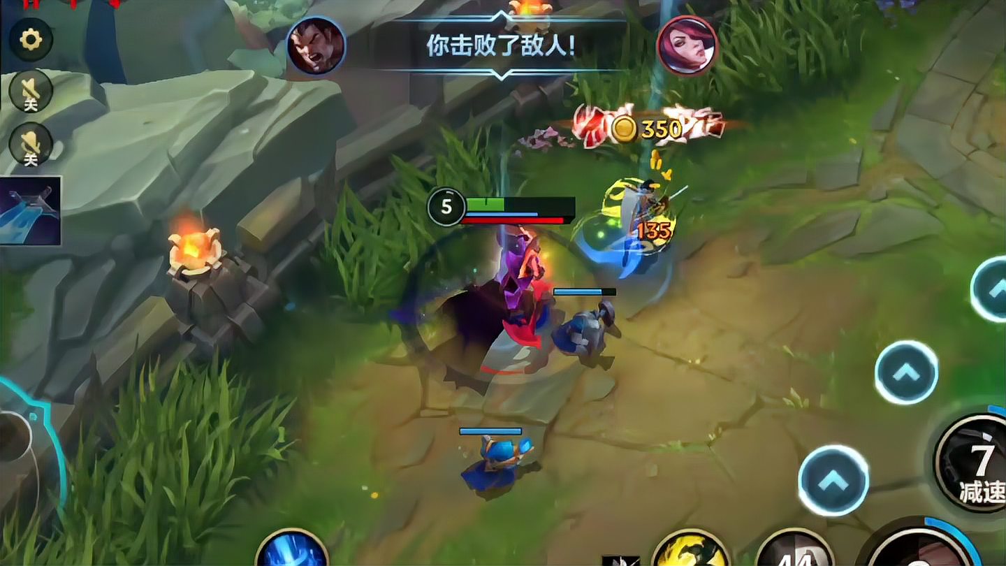 LOL手游：诺手对线剑姬