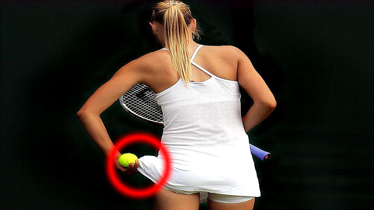 为什么网球比赛时，女运动员要往裙子里放个球？