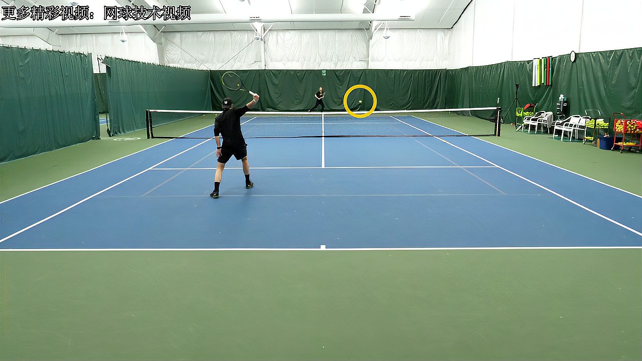网球单打4乘4法则，打哪里、怎么打，这取决于你在场上的位置！