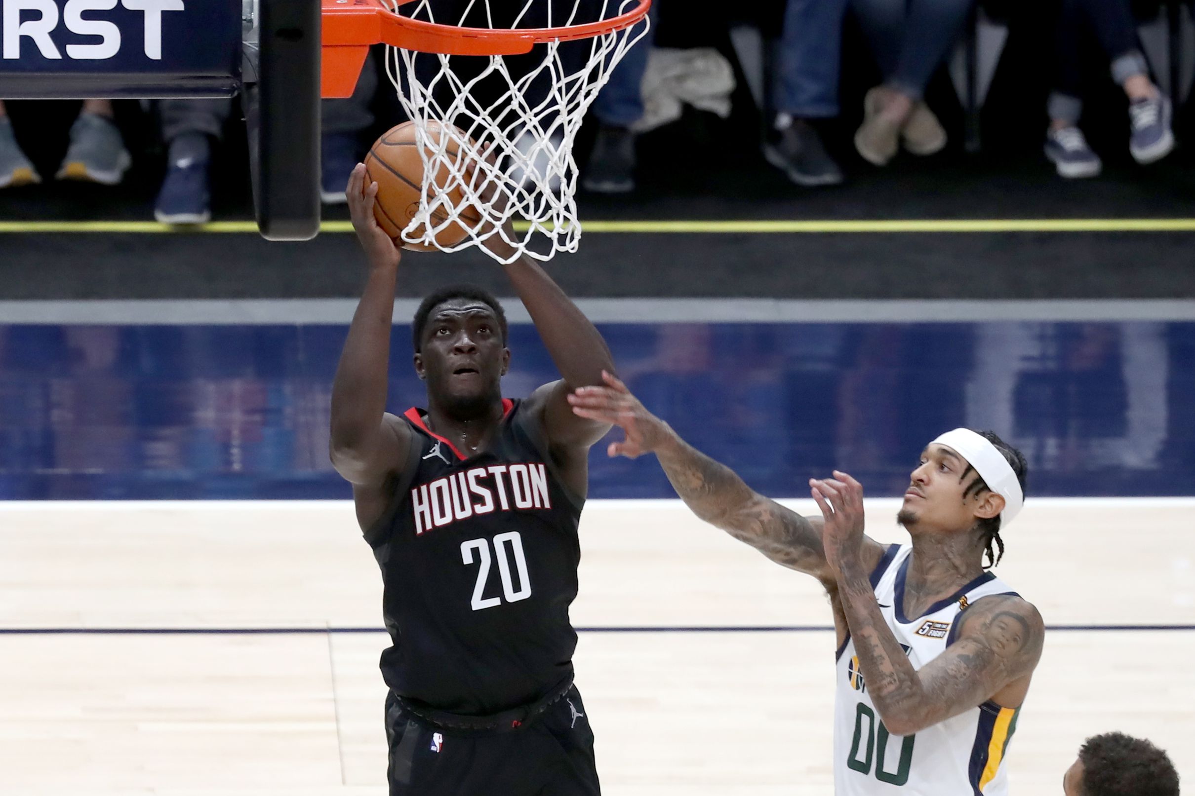 NBA：犹他爵士队的休斯敦火箭队