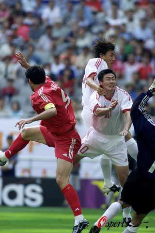 2002年世界杯中国队「2002年世界杯中国队10号」