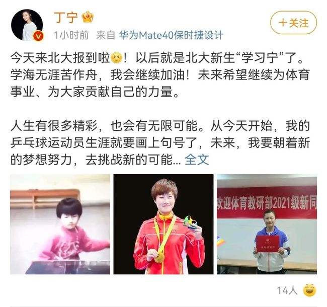 丁宁宣布退役，丁宁宣布退役9