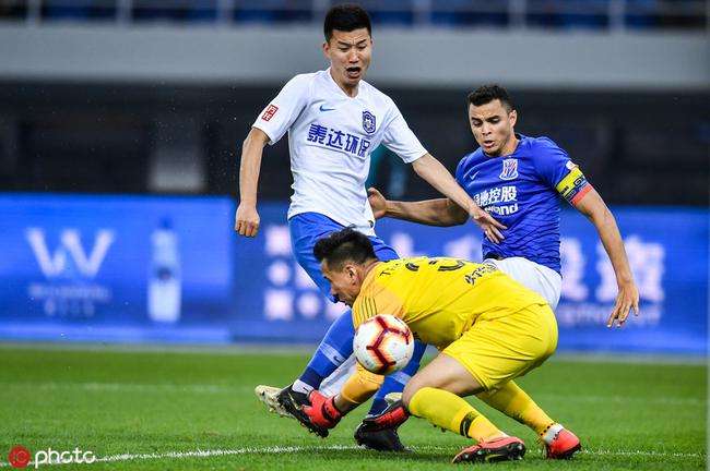泰达vs申花，2021中超申花vs天津泰达