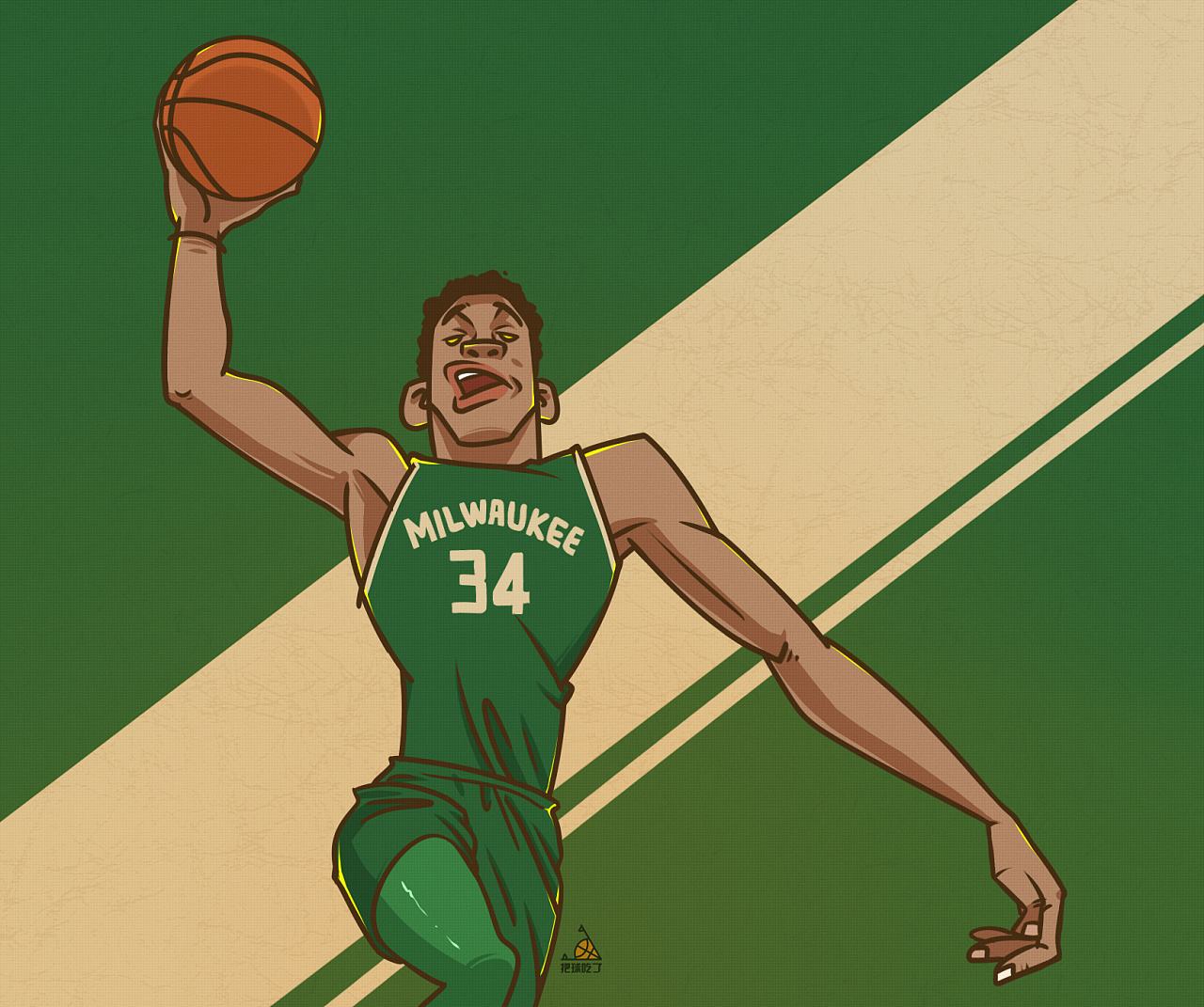 nba球星漫画图片，nba球星漫画图片高清 比赛怎么画
