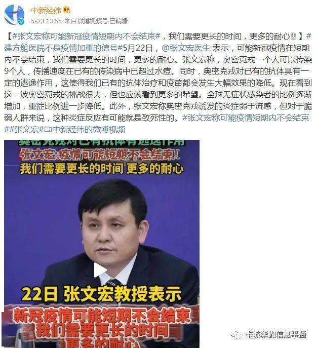 张文宏谈中超复赛，巴西确诊超100万例