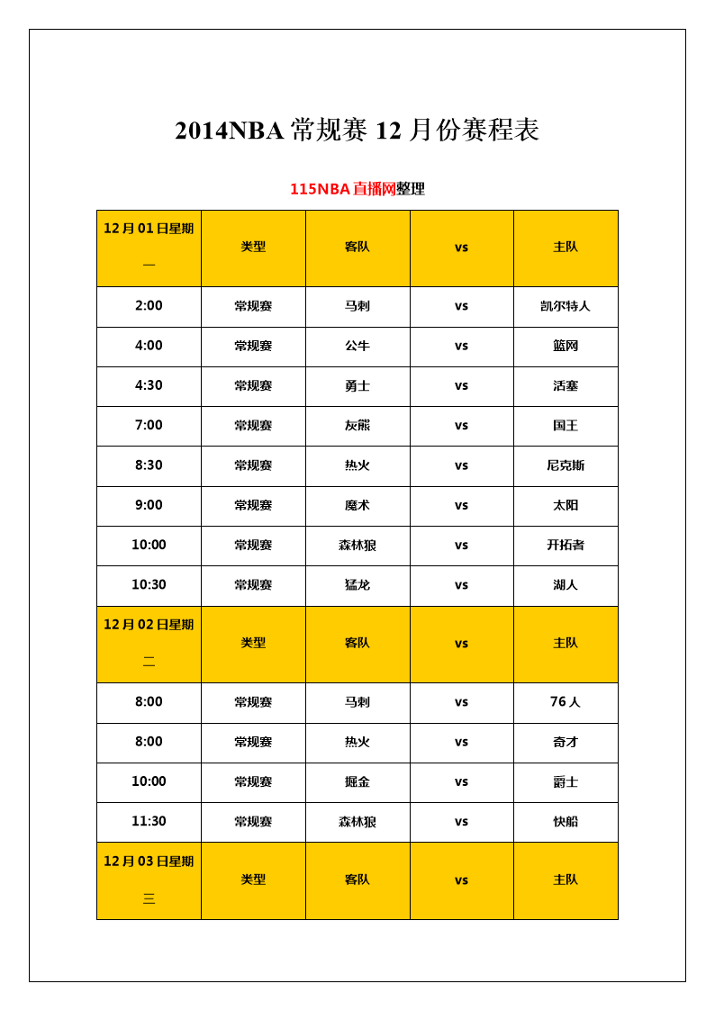 nba最新赛程，nba最新赛程季后赛