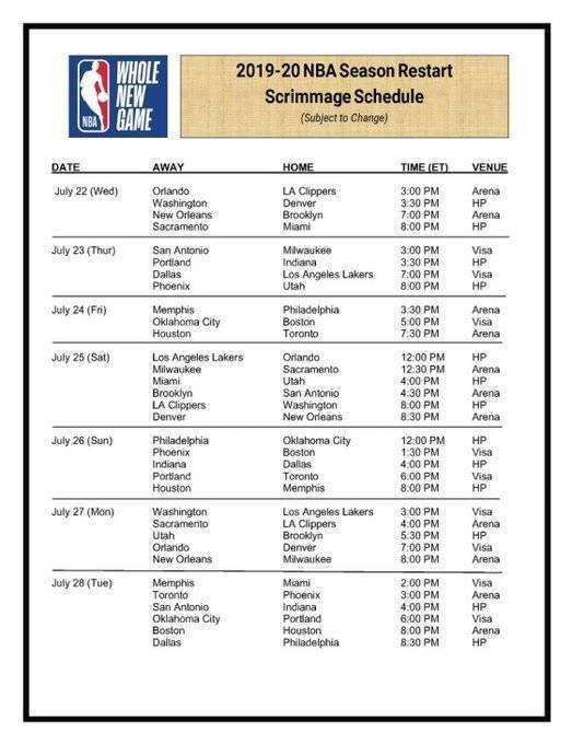 关于nba季后赛首日赛程出炉的信息