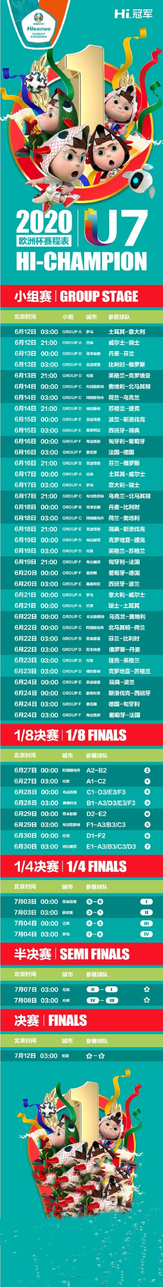 欧洲杯赛程2021，欧洲杯赛程2021直播