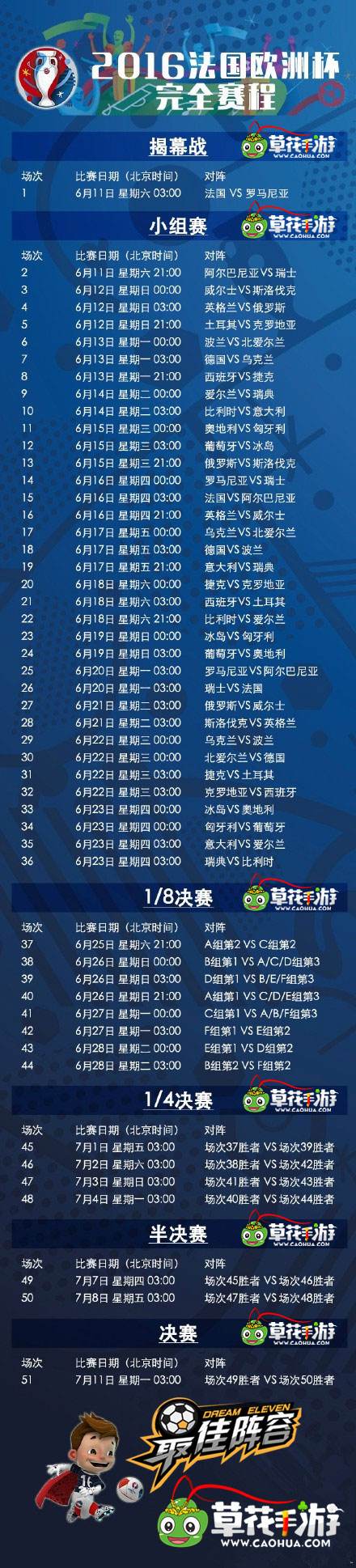 欧洲杯赛程表2021，欧洲杯赛程表2021决赛时间