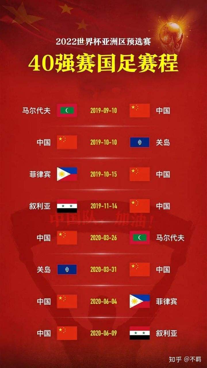 国足赛程，国足赛程2022
