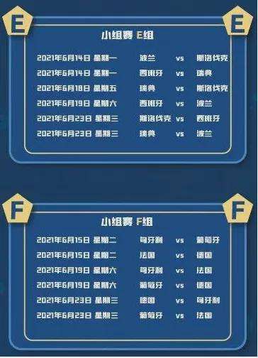 2020年欧洲杯赛程，2020年欧洲杯赛程表及结果