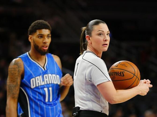 nba女裁判，nba女裁判因身材走红