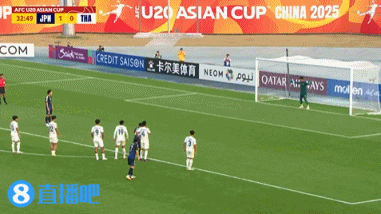 日本U20两球领先！泰国U20门将出击送点，市原吏音点射破门