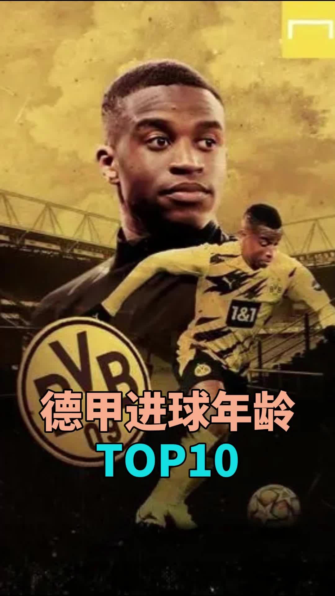 德甲历史最年轻进球球员TOP10