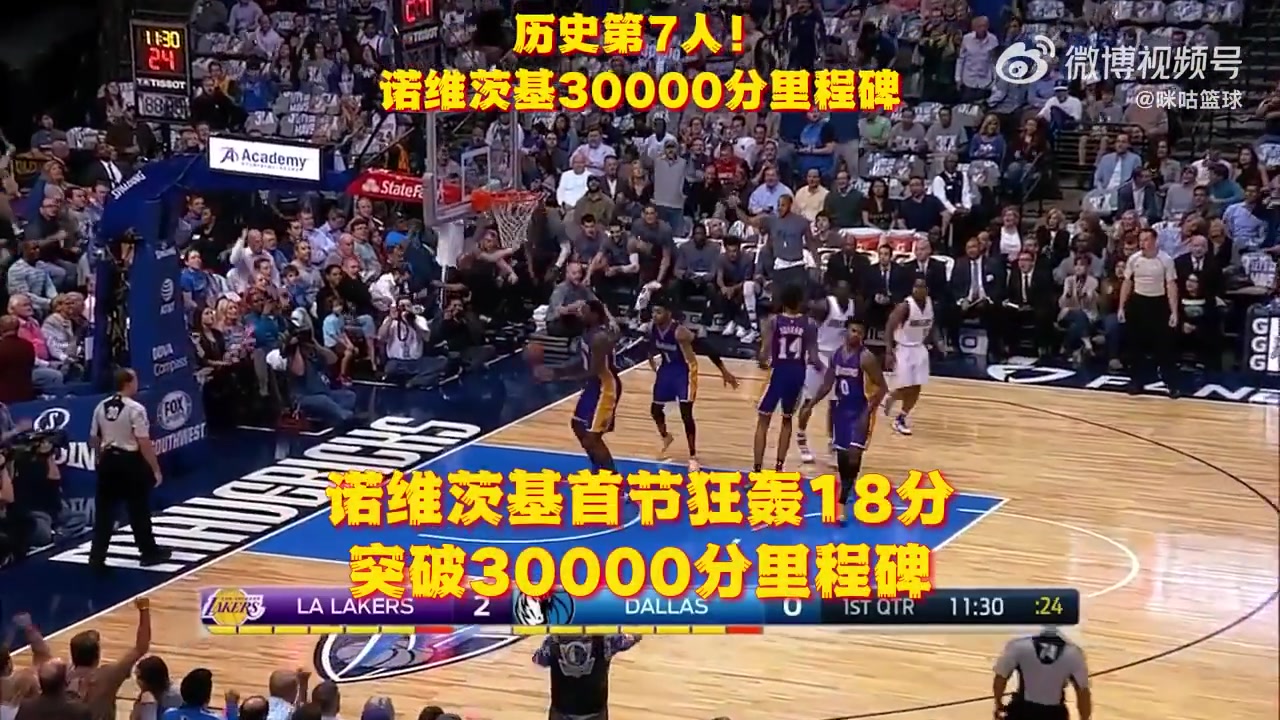 一人一城造传奇！诺维斯基标志性“金鸡独立”跻身30000分俱乐部