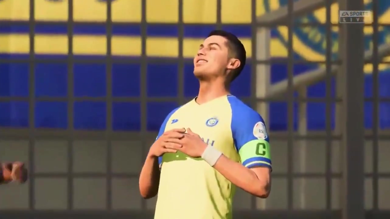 FIFA23 C罗“冥想”式庆祝动作