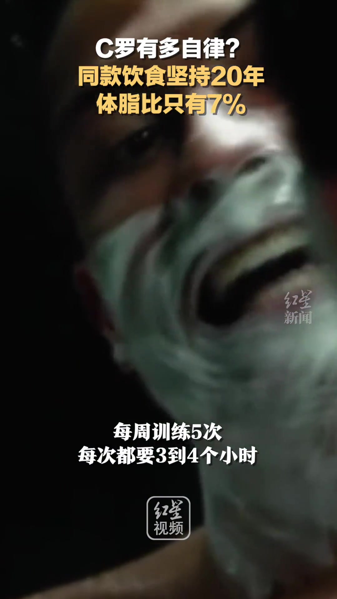 极致的自律！C罗体脂率为7%