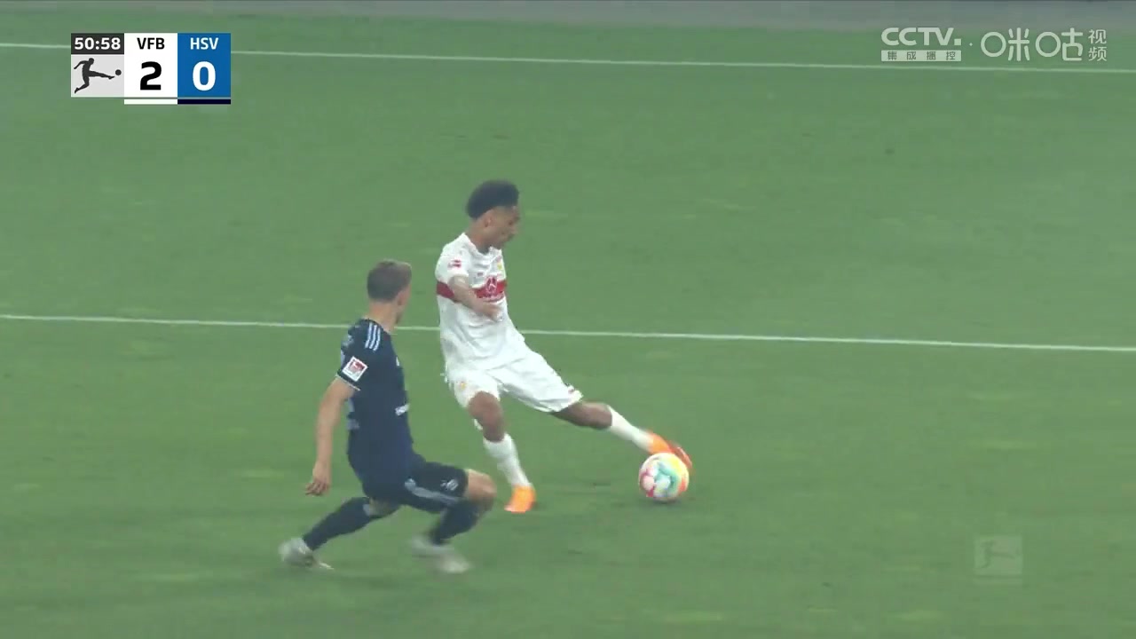 【集锦】德甲附加赛-保级在望！斯图加特3-0轻取十人汉堡