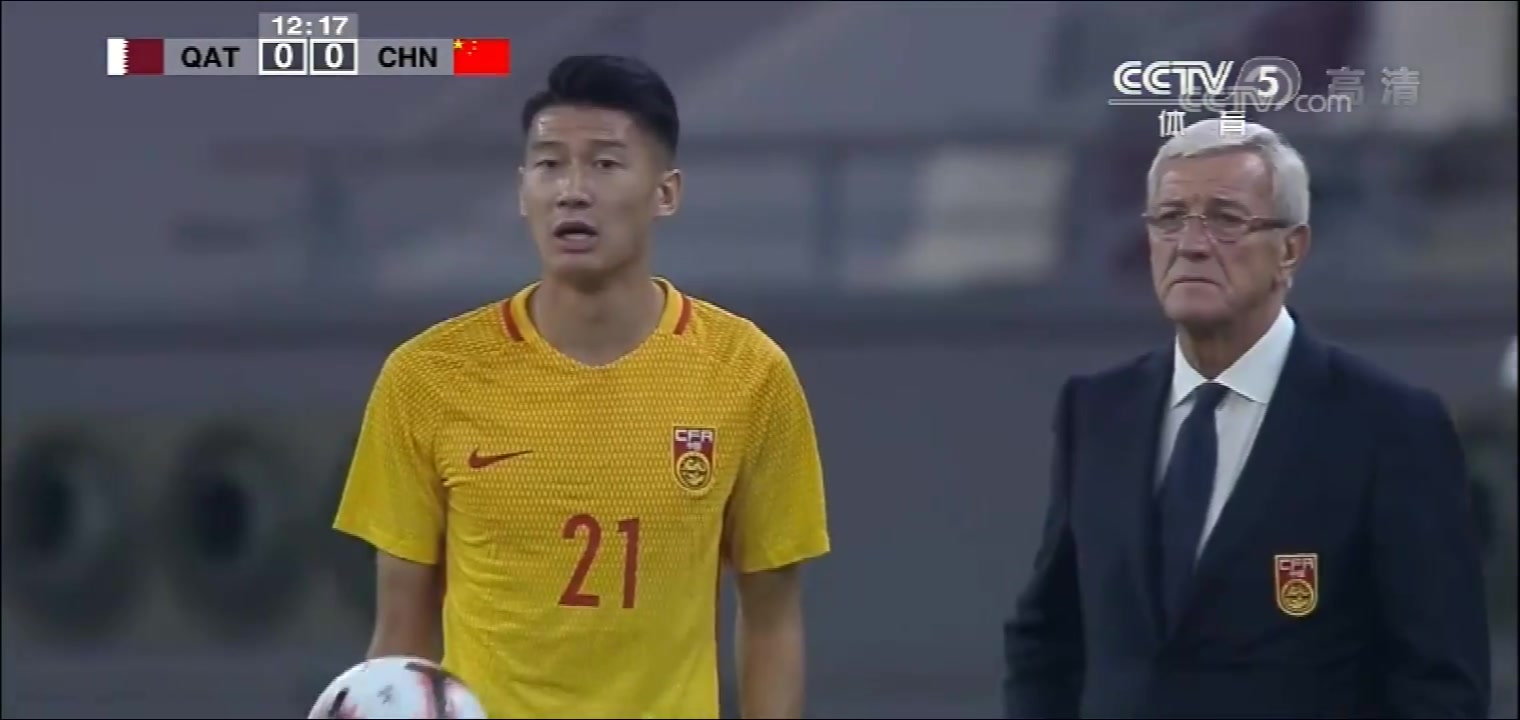 里皮挂帅期间，于海朝国足队友喊：唉！跑一跑！！！