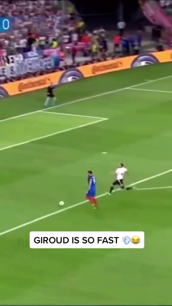 FIFA给大吉鲁的速度值是根据这个视频判定的吧