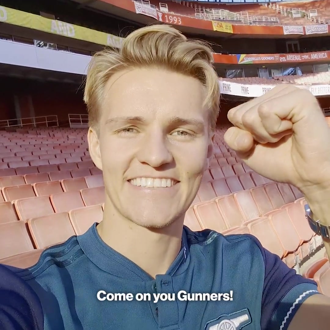 厄德高：很高兴续约 迫不及待想在枪迷面前踢球 COYG！