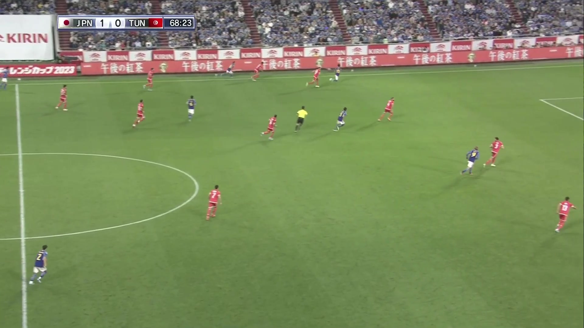 日本2-0领先突尼斯！伊东纯也推射破门建功