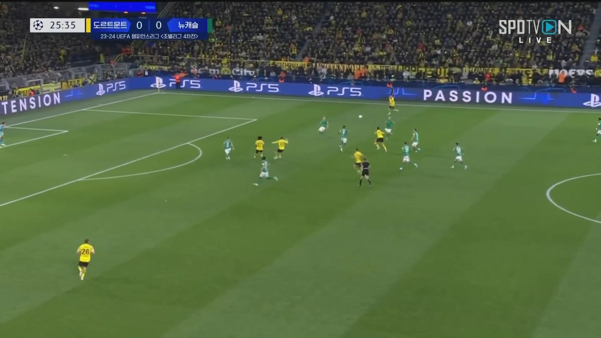 多特1-0领先纽卡！菲尔克鲁格门前包抄破门