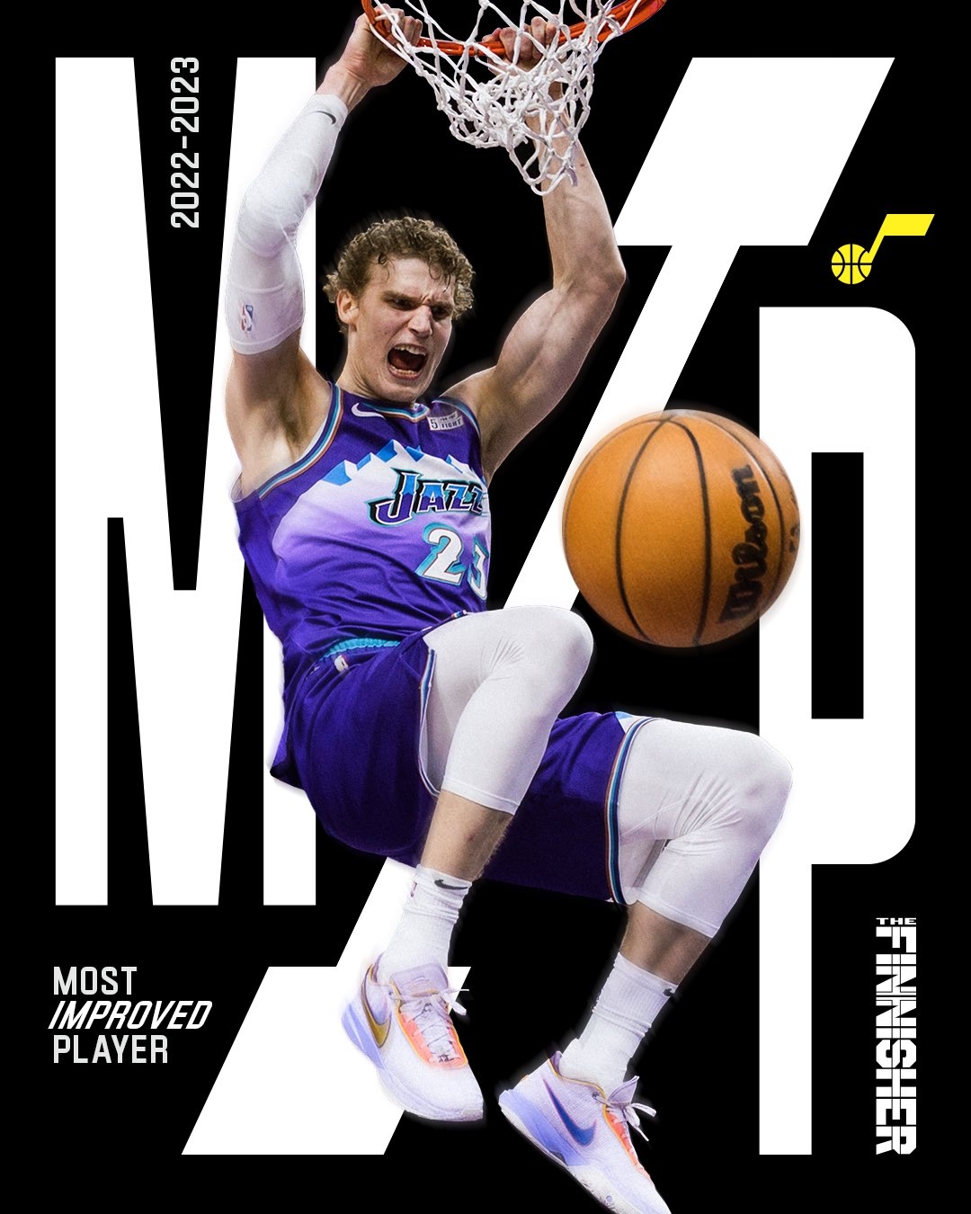 NBA官方：马尔卡宁当选最快进步球员