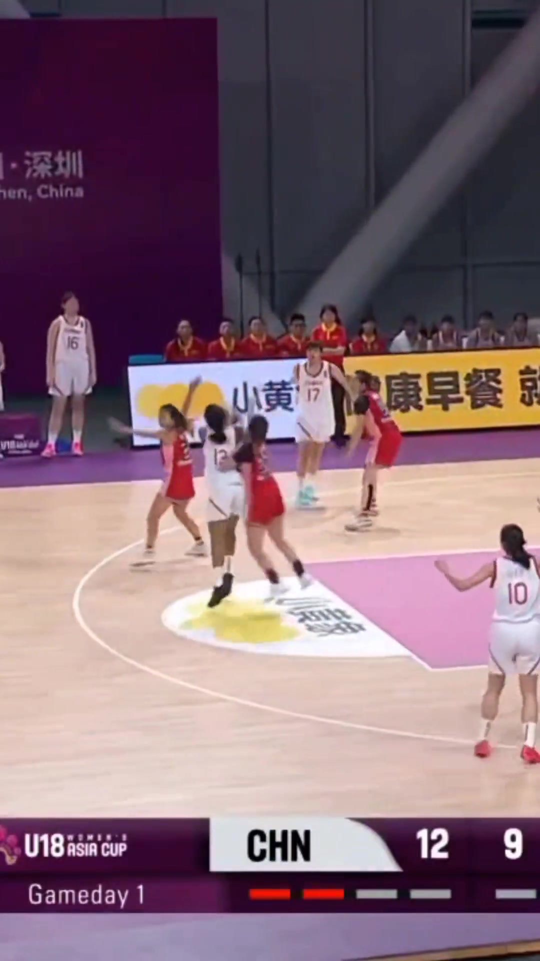 U18女篮张紫玥未来可期！脸形标准中国人长像 除了皮肤黑点！