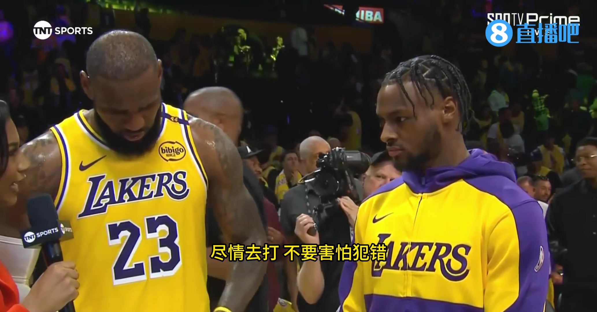 詹姆斯：NBA里只有450个球员，所以布朗尼的一切都得靠自己去争取！